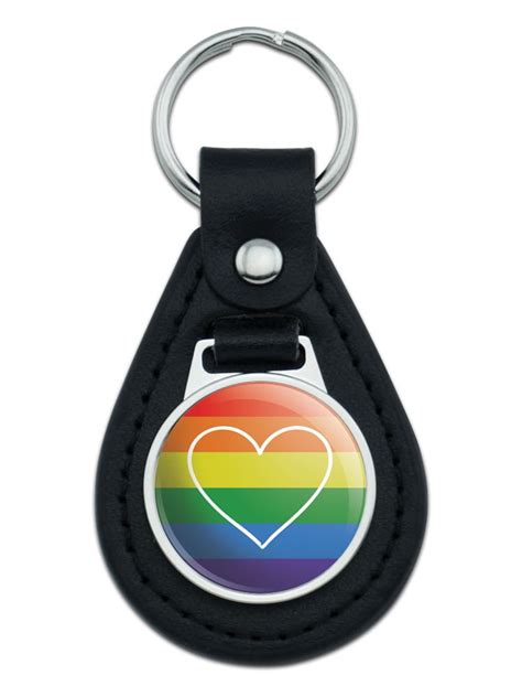 Lgbtq Gay Lesbian Transgender Bisexual Pride Heart On Rainbow Black