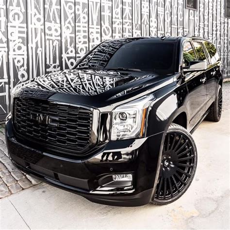 Bombwhips™ On Instagram Murked Out Yukon Denali On Forgis Yukon Denali Murdered Gmc