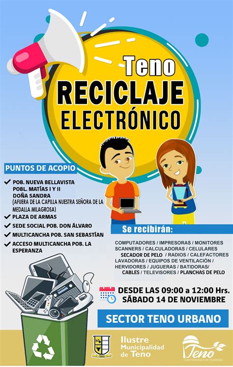 Teno Se Prepara Para Jornada De Reciclaje Electronico Teno