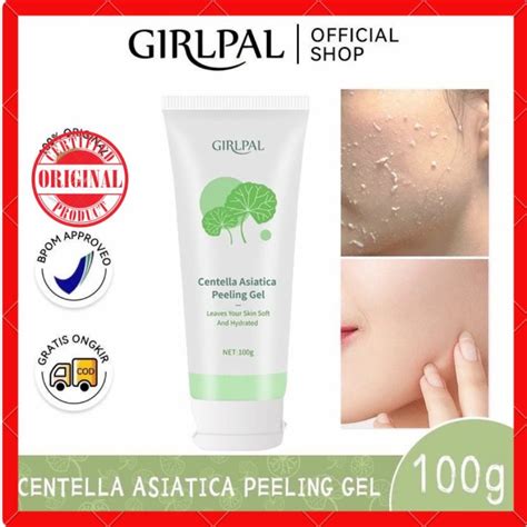 BPOM GIRLPAL Centella Asiatica Peeling Gel 100g Facial Glowing