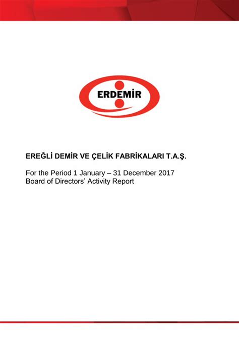 PDF EREĞLİ DEMİR VE ÇELİK FABRİKALARI T A Ş For EREĞLİ DEMİR VE