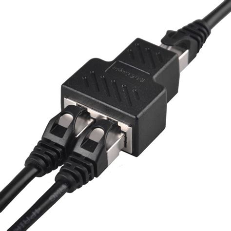 Adaptador Duplicador Cabo De Rede Rj45 Ethernet