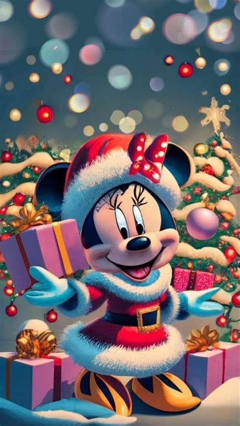 Pin by Jana on Mickey & Minnie | Disney characters christmas, Disney ...