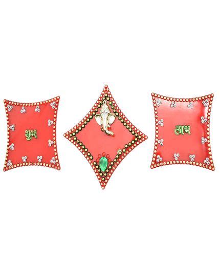 Shubh Labh Ganesh Acrylic Rangoli Set » Puja N Pujari - Book Pandit for ...