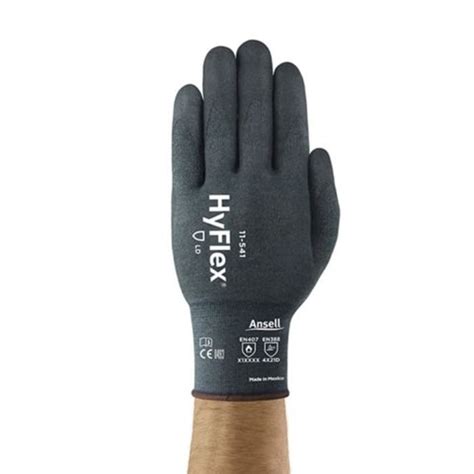 11541080 Ansell Guantes De Trabajo De Kevlar Gris Ansell Serie HyFlex