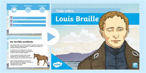 Powerpoint Todo Sobre Louis Braille Lehrer Gemacht