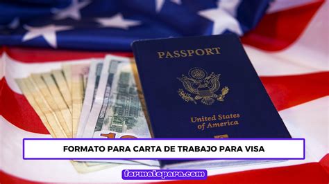 Carta De Trabajo Para Visa Modelo Canvas