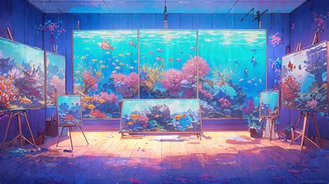 Aquarium Artworks Live Wallpaper - MoeWalls