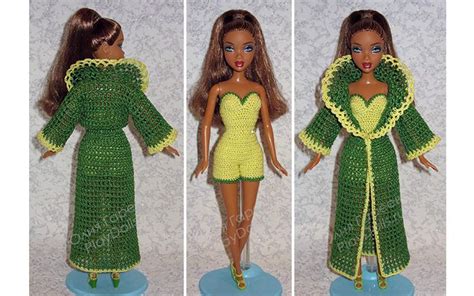 Домашний комплект для Барби | Barbie clothes patterns, Knitting dolls ...
