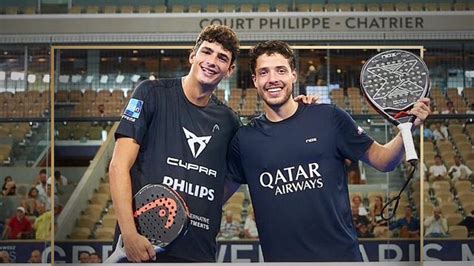 Agust N Tapia Y Arturo Coello Campeones Del Premier Padel En Roland Garros