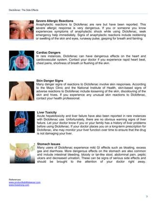 R & I declofenac side effects leaflet | PDF