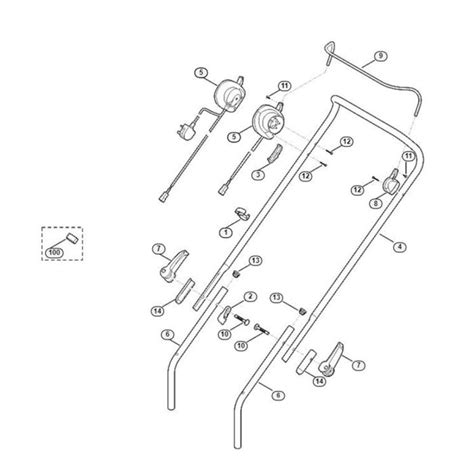 Handle For Viking ME 443 1 Petrol Lawn Mowers L S Engineers