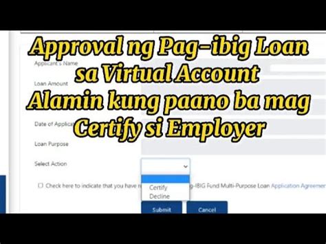 Paano Mag Certify Ang Employer Ng PAGIBIG LOAN Sa PAGIBIG Virtual