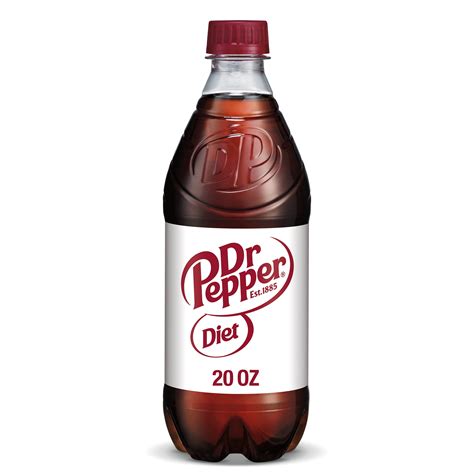 Diet Dr Pepper Soda 20 Fl Oz Bottle