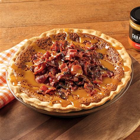 Tarte Au Caramel Sirop D Rable Et Jerky De Bacon L Rable