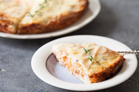 Receta de pastel de salmón ahumado con queso Unareceta