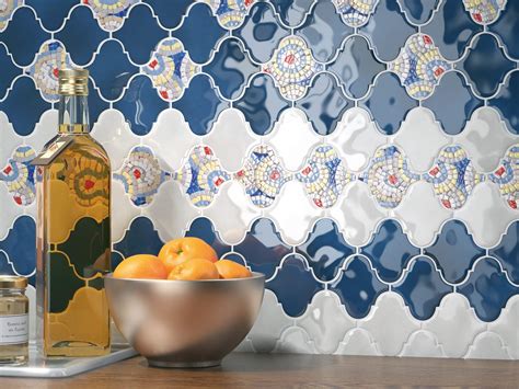 Плитка настенная (декор) KERAMA MARAZZI «Арабески Майолика» орнамент OS ...