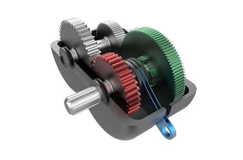 2 Speed Gearbox 3d Model 3d Printable Cgtrader