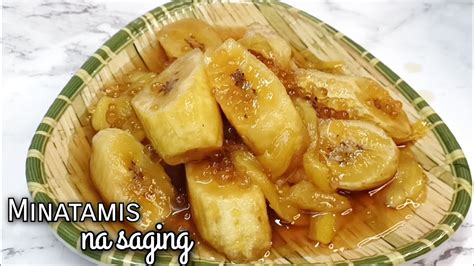 Minatamis Na Saging With Langka Strips Yummy Recipes Youtube