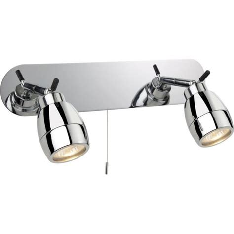 Firstlight 9502ch Marine Double Light Bathroom Spot Fitting In Polished Chrome N20117 Indoor