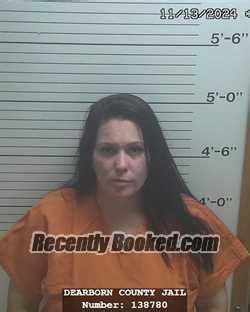 Recent Booking Mugshot For Amy Nicole Davidson In Dearborn County