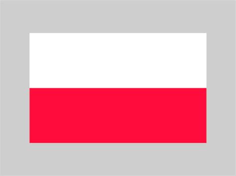 Premium Vector Poland Flag Official Colors And Proportion Vector Illustration