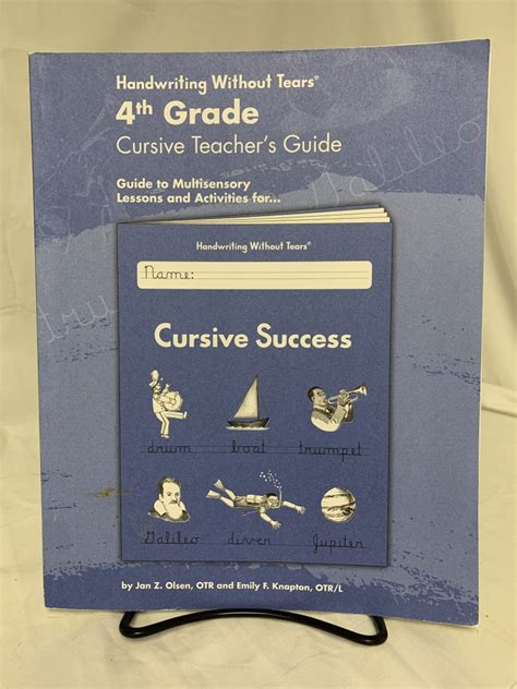 Handwriting Without Tears 4th Grade Cursive Teachers Guide Scaihs