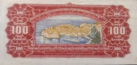 Billete 100 Dinara Yugoslavia Foronum