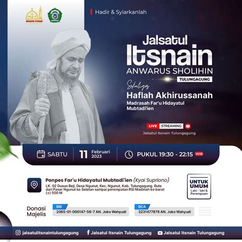 Inspirasi Desain Jalsatul Itsnain Brosur Desain Pamflet Desain