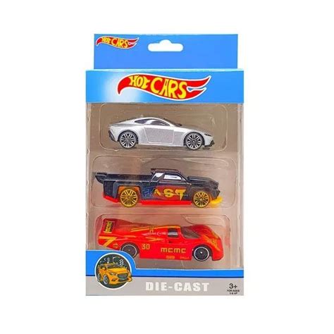 Kit 3 Carrinho Hot Cars Miniaturas Estilo Hot Wheels Colecionavel Shopee Brasil