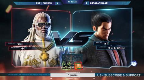 Tekken S Rkz Gaming By Ptl Junaid Jeeda Vs Arsalan Daar Ft