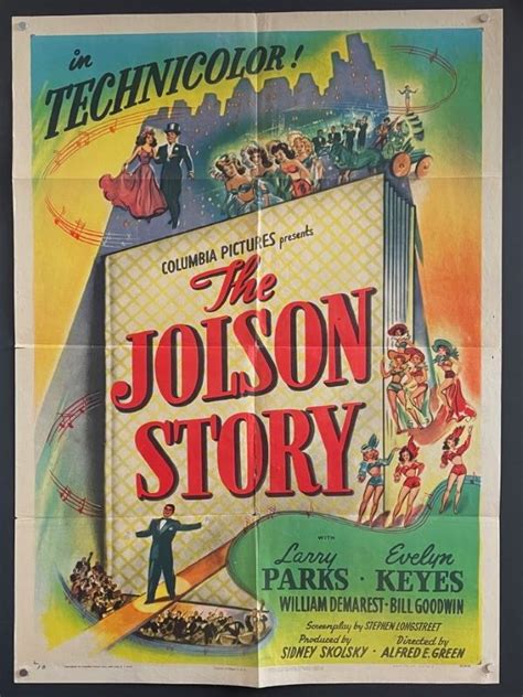 The Jolson Story (1946) – Original One Sheet Movie Poster - Hollywood Movie Posters