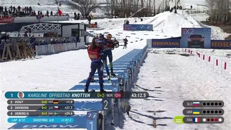 Biathlon CM F Le résumé du relais de Soldier Hollow