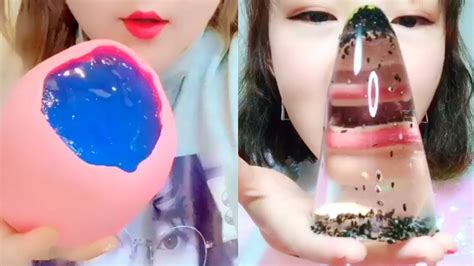 Ice Mukbang Satisfying Crunchy Sounds Ice Eating Asmr Youtube