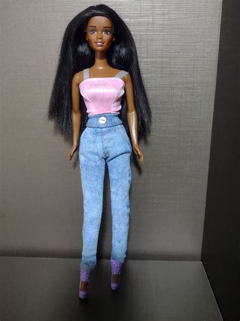 Barbie Negra Antiga Brinquedo Barbie Usado Enjoei