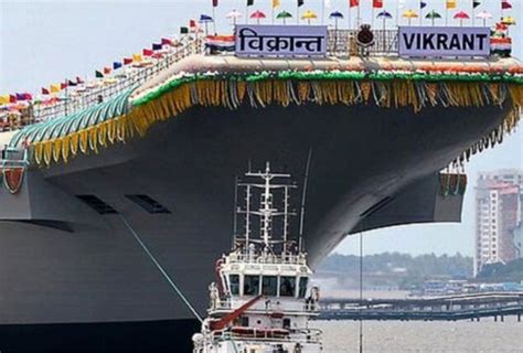 Ins Vikrant Is Inside The Indias Recently Commissioned Aircraft Carrier