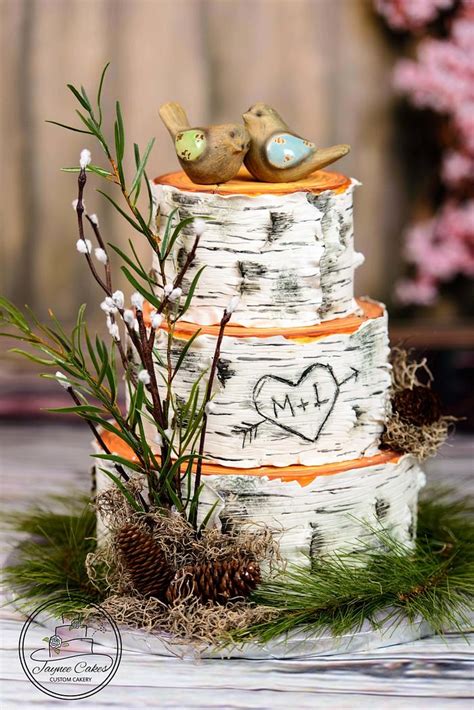 Woodland Wedding Decorated Cake By Jaynee Cakes Cakesdecor