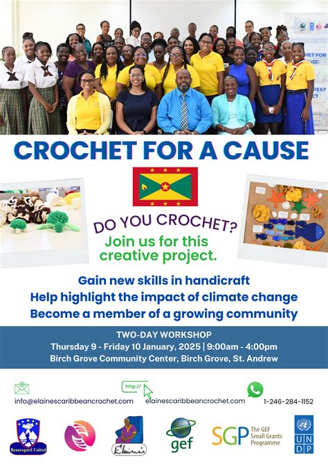 Crochet for a Cause is coming to Grenada - Elaines Caribbean Crochet