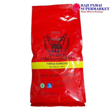 Jual Toarco Toraja Espresso 200 Gr Shopee Indonesia