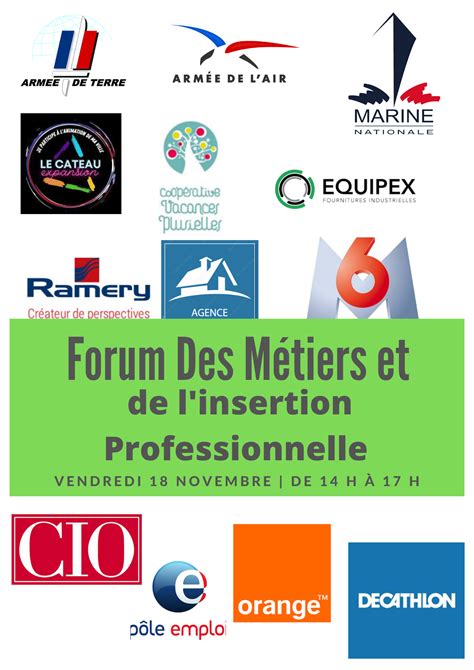 Forum des métiers 2022 Lycée Camille Desmoulins