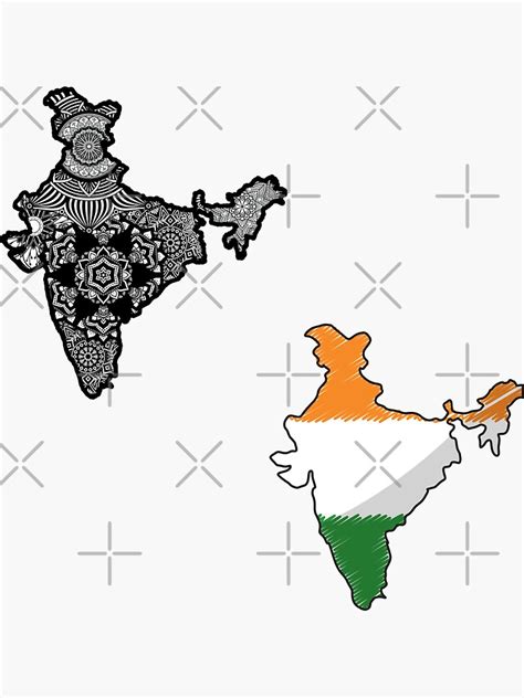 "India map mandala" Sticker for Sale by Sticker-Palace- | Redbubble