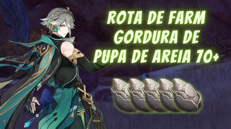 Rota De Farm Gordura De Pupa De Areia Genshin Impact Youtube