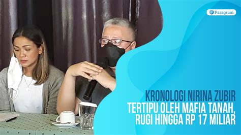 Kronologi Nirina Zubir Tertipu Oleh Mafia Tanah Rugi Hingga Rp 17