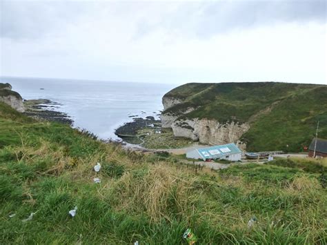 Flamborough North Landing Beach East Riding Of Yorkshire England