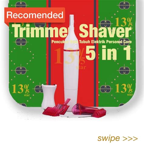 Jual In Trimmer Shaver Pencukur Bulu Tubuh Elektrik Personal Care