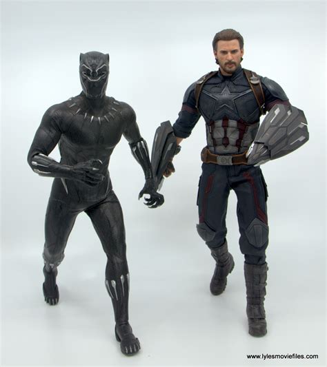 Hot Toys Black Panther Figure Review With Avengers Infinity War Captain America Lyles Movie