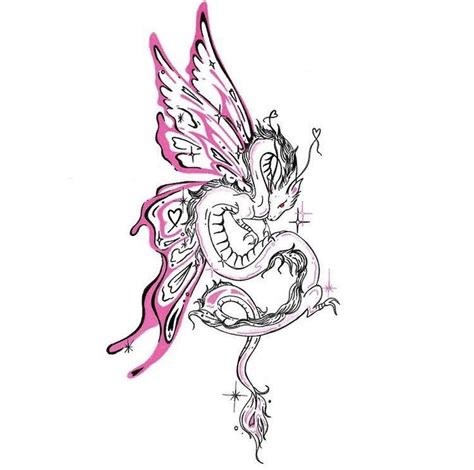 Fairy Dragon Tattoo Creative Tattoos Inspirational Tattoos Dragon