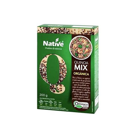 Mix Quinoa Branca E Vermelha Org Nica G Native No Shoptime