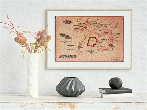 Dune map, Arrakis map, map of Arrakis, Dune map Poster, Dune Map, Wall ...