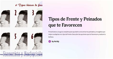 Tipos De Frente Y Peinados Que Te Favorecen